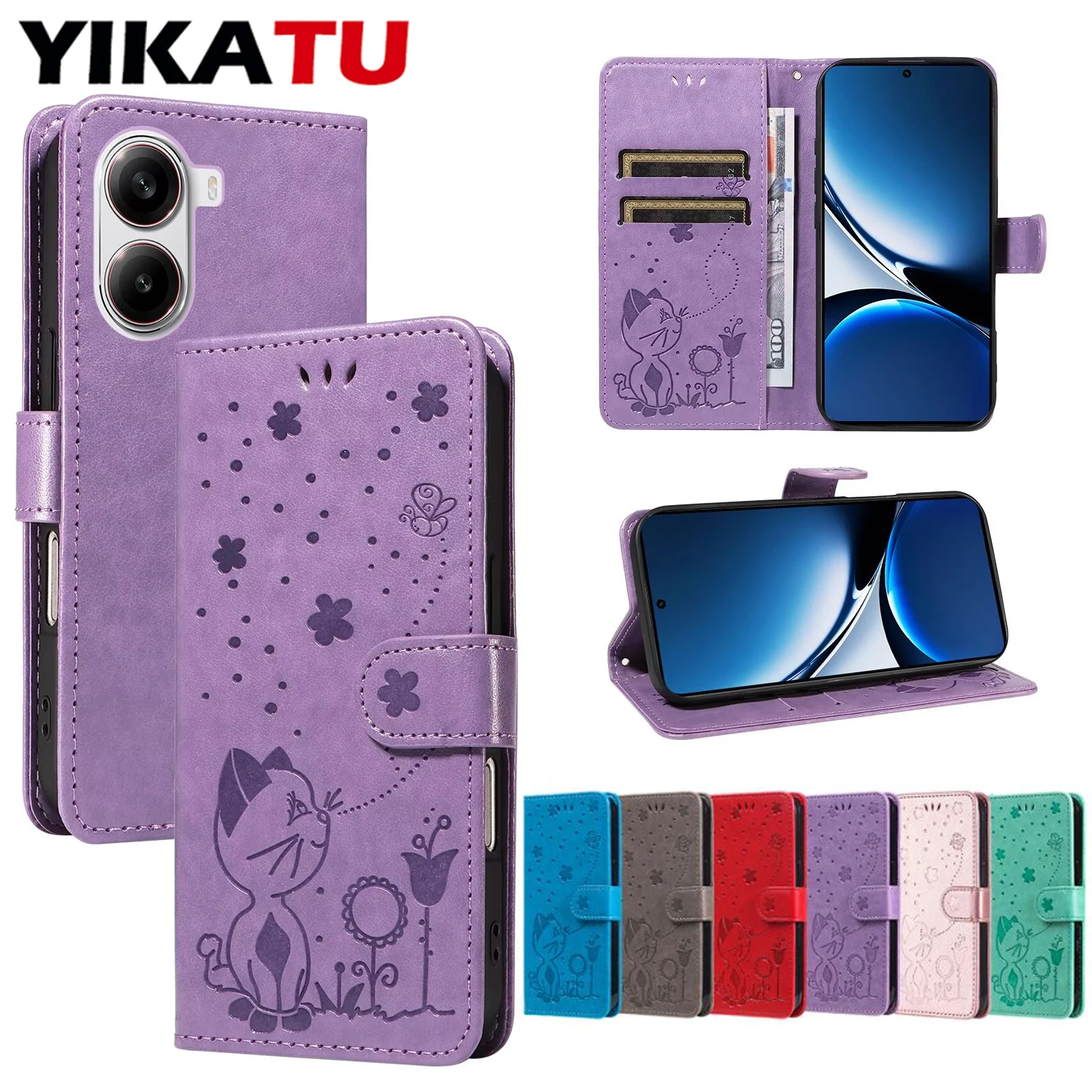 

Wallet Card Slot Holder Magnetic Flip Leather Case For Xiaomi Redmi 10X 10C 10A 10 Prime 9T 9C 9A A5 4G A4 5G A3 A1 Plus Cover