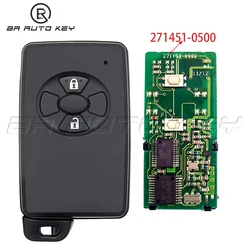 Remote car Key fob For Toyota Axio Vitz Rav4 Crowm smart key 271451-0500 genuine Japan Import 2Butons oem key 312MHZ 4D Chip