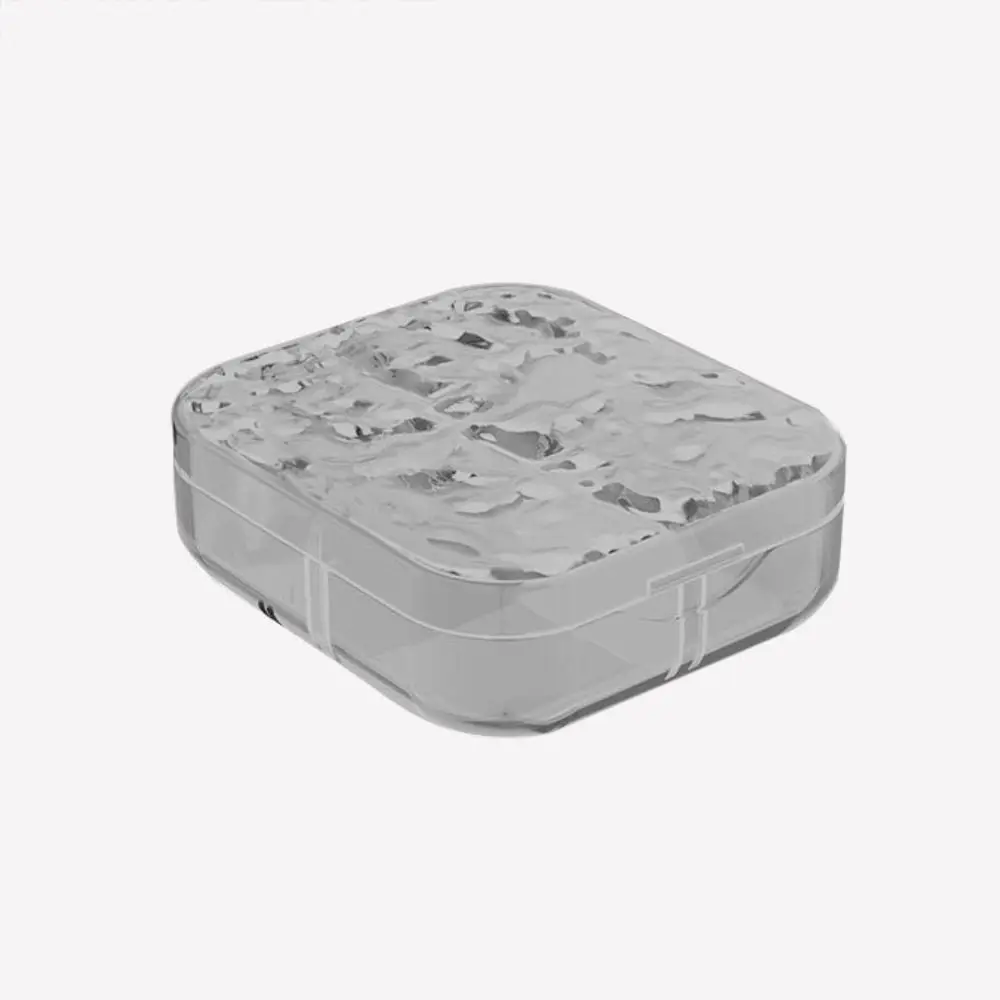 Легкая 4/6 сетка для хранения ювелирных изделий, мини-упаковочная коробка с водной рябью, пластиковый прозрачный органайзер для ювелирных изделий, кольца