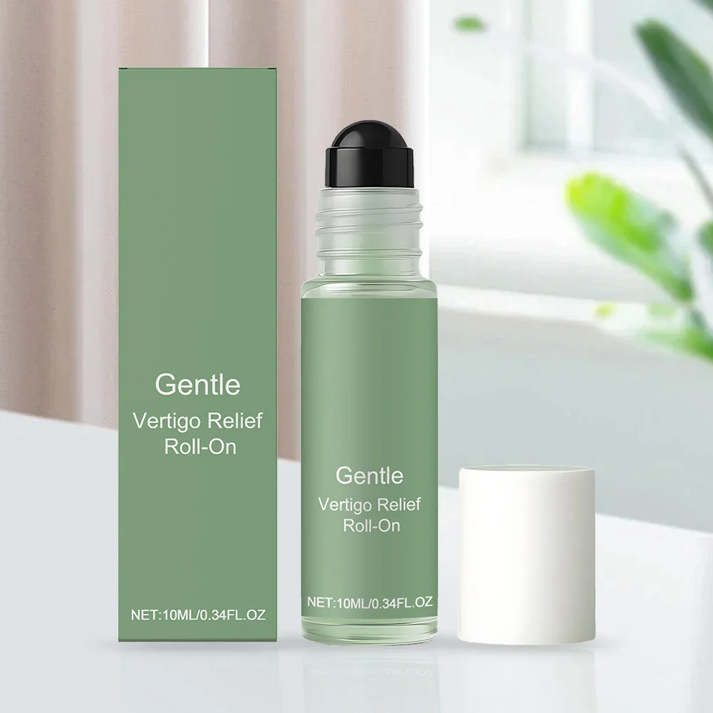 

Anti-Dizzy Roll-On For Women Men Natural Mint Fast-Acting Essential Oils Ingredients Can Quickly Relieve Dizziness 10ml/0.34oz