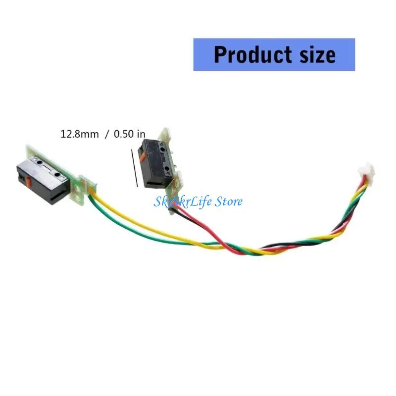 Placa tecla do mouse soldado e65E para G304 G305 Microswitches Button Boar
