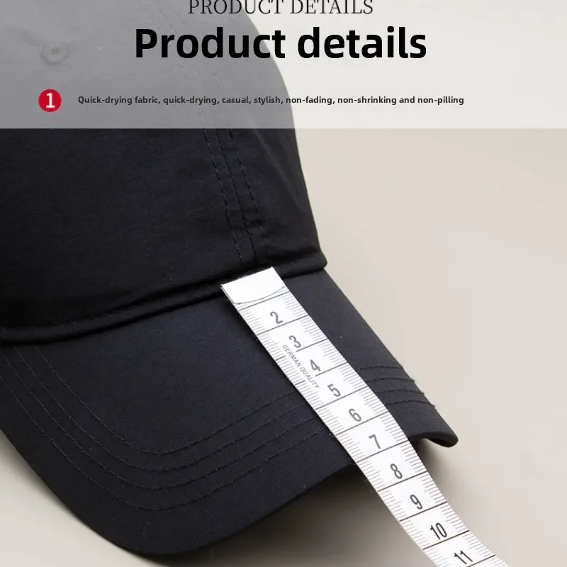 الصيف خفيفة الوزن التجفيف السريع قبعة بيسبول رجل زائد قبعة الذكور الرياضة في الهواء الطلق المتضخم الرجال البحرية قبعة بيسبول للرؤوس الكبيرة