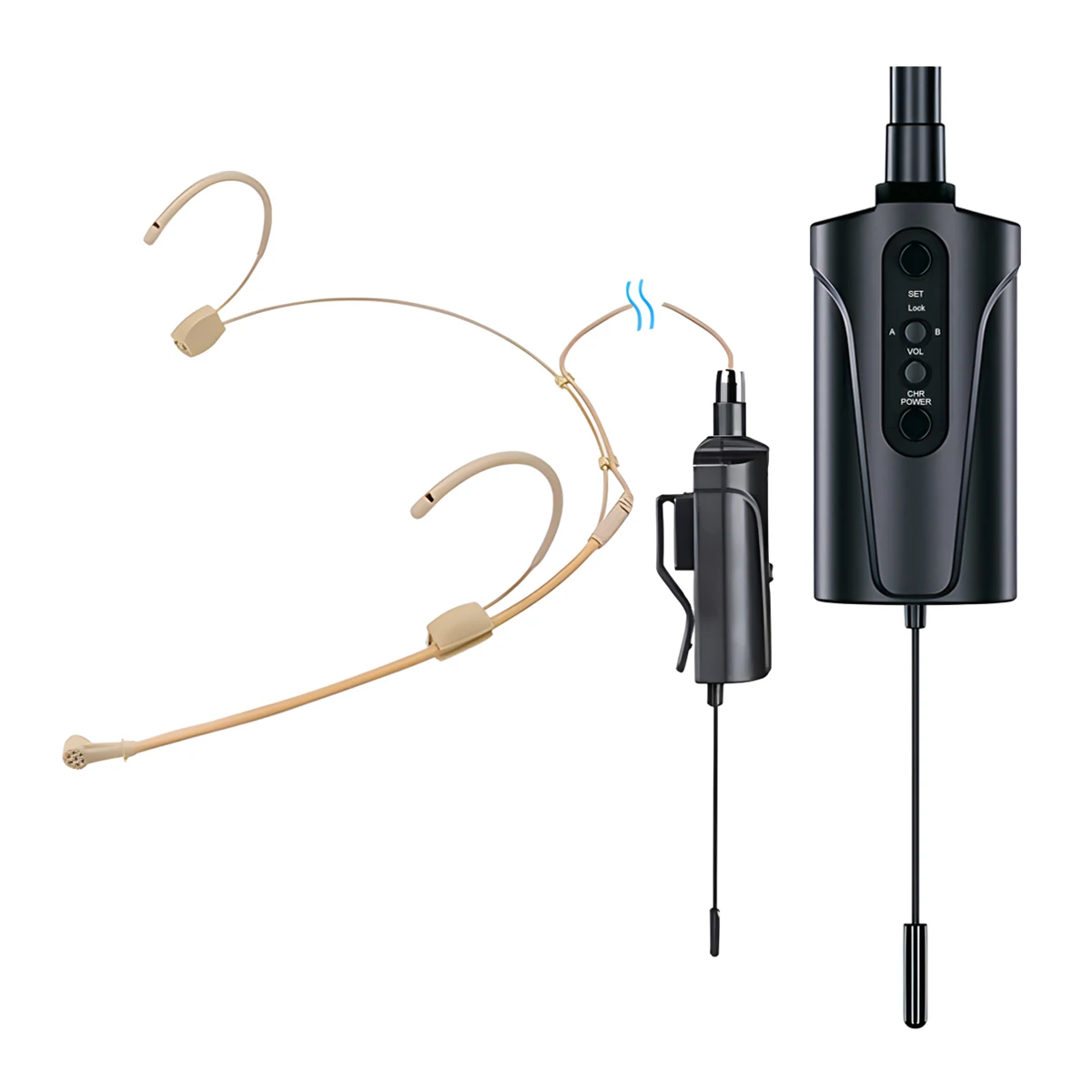 Portable Wireless Headset Microphone Acemic Q2/H1