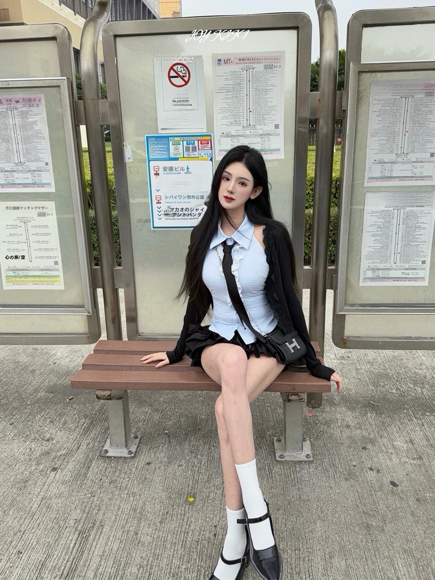 

Joykiki Original Design Svel: Женский хлопковый дышащий повседневный топ с кружевной отделкой и узлами, модный и стильный