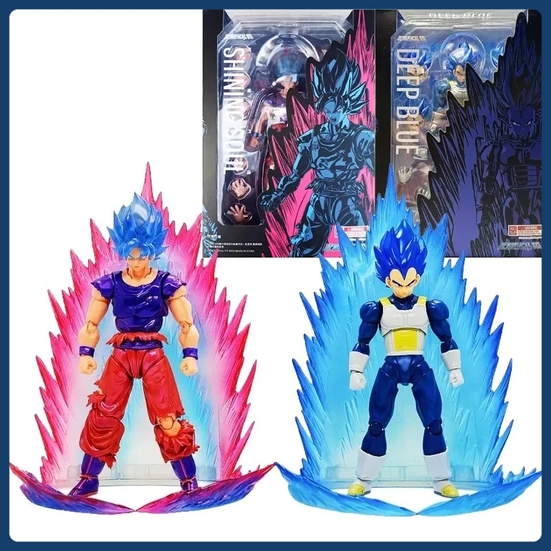 

In Stock Demoniacal Fit Dragon Ball SHF The Mightiest Radiance Vegetto Goku Ssj Anime Action Figure Toys Collection Kids Gifts