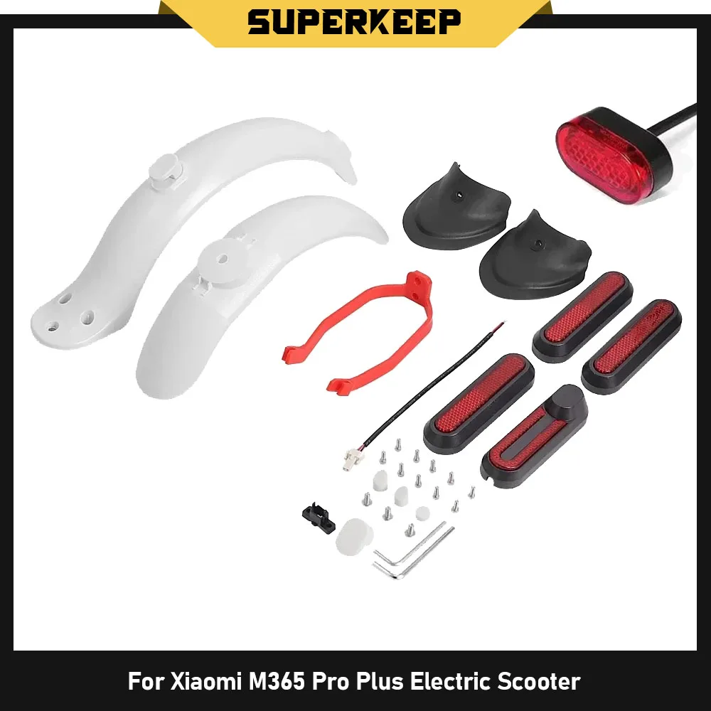 

Комплект заднего крыла-брызговика для электросамоката Xiaomi M365 Pro, водонепроницаемый, с кронштейном для заднего фонаря, аксессуар