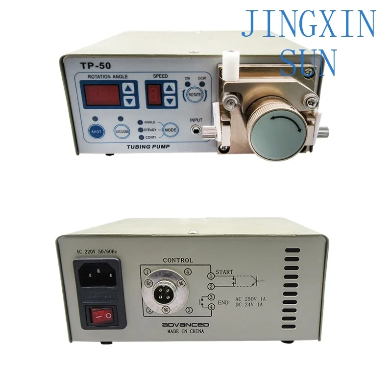 TP-50 Automatic Peristaltic Glue Dispenser Adhesive Applicator Digital Display Fast Drying Anaerobic Glue Machine 0.001ML