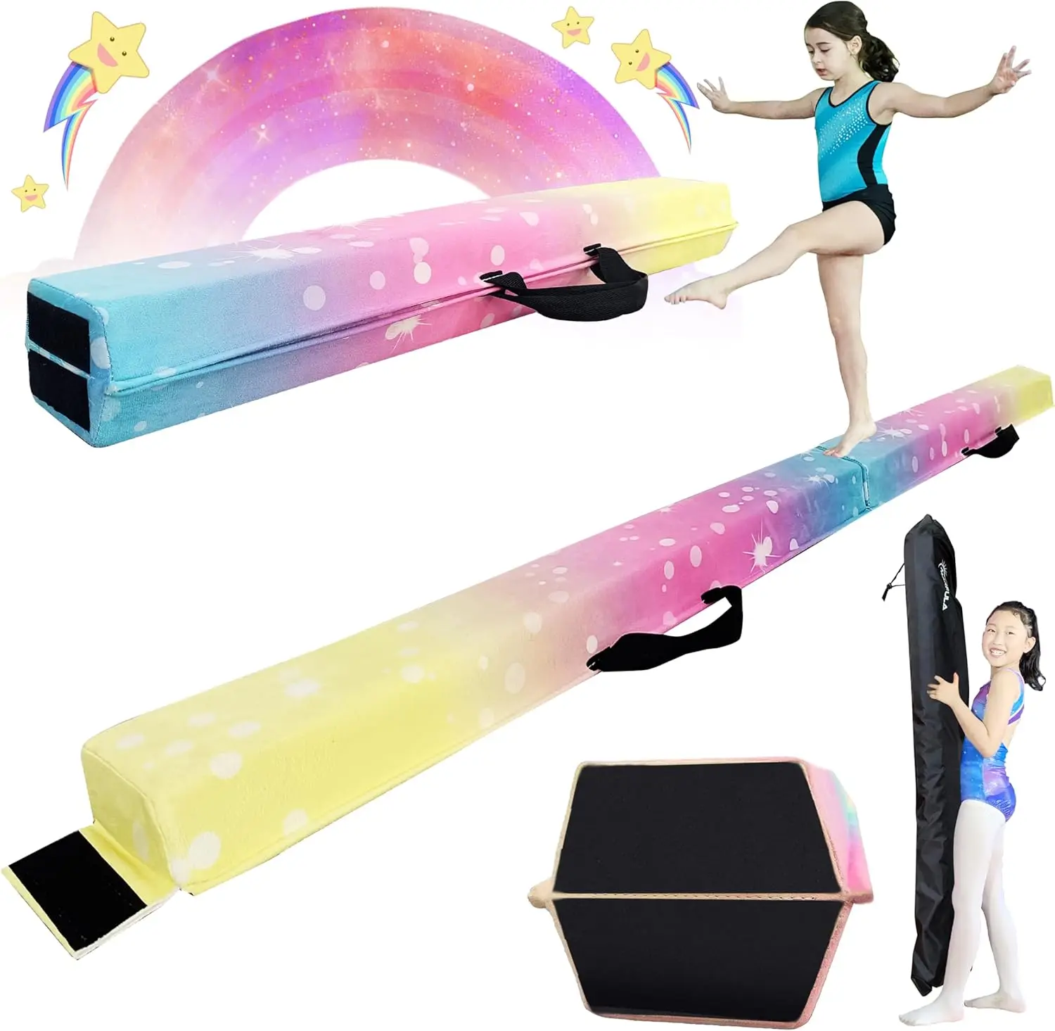 

High Quality Portable Foldable Balance Beam for Gymnastics & Fitness Training for Waist Exercise
