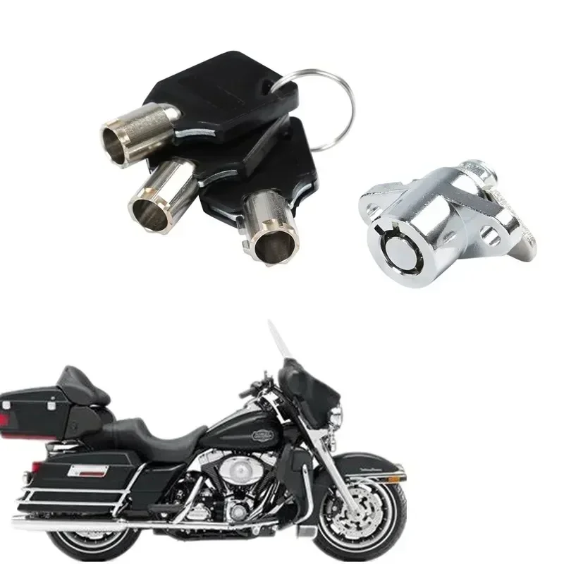 For Harley Touring FLT FLHT FLHTCU FLHRC Road King Street Electra Glide 014-021 Accesorios moto Tour Pack Lock With Keys