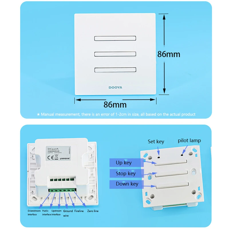 DOOYA-cortina eléctrica inteligente DC227A, receptor de un solo canal adecuado para motores eléctricos fuertes Dooya