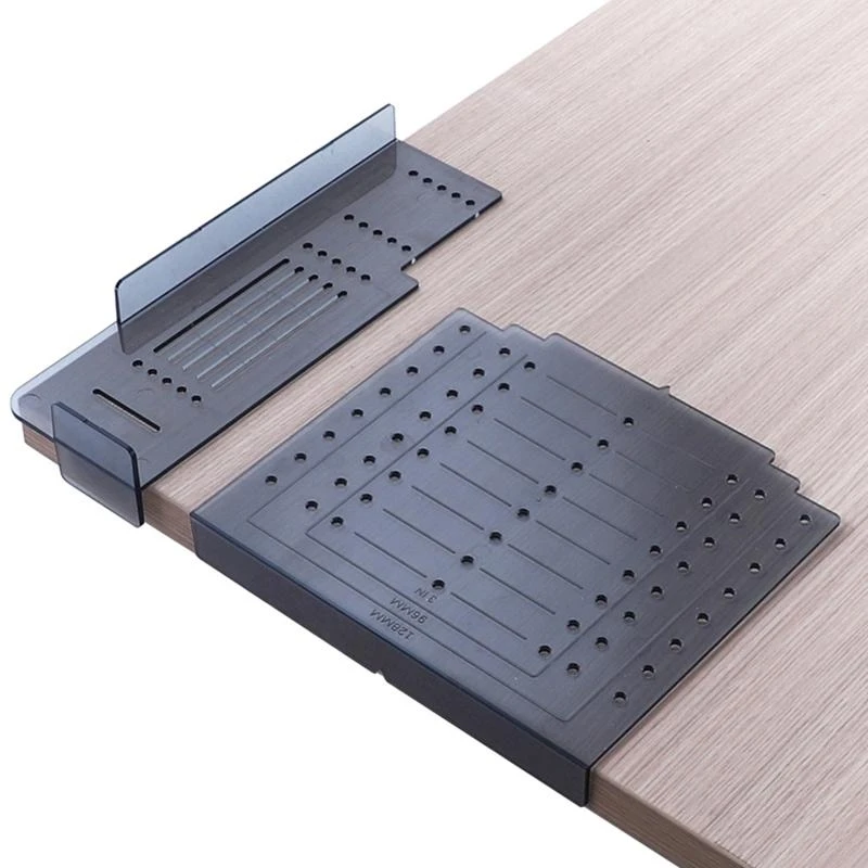 Y1AD Drilling Dowelling Guide Cabinet Hardware for Handle Knob Pull Installation Drill Guide Jig Cabinet Hardware Jig