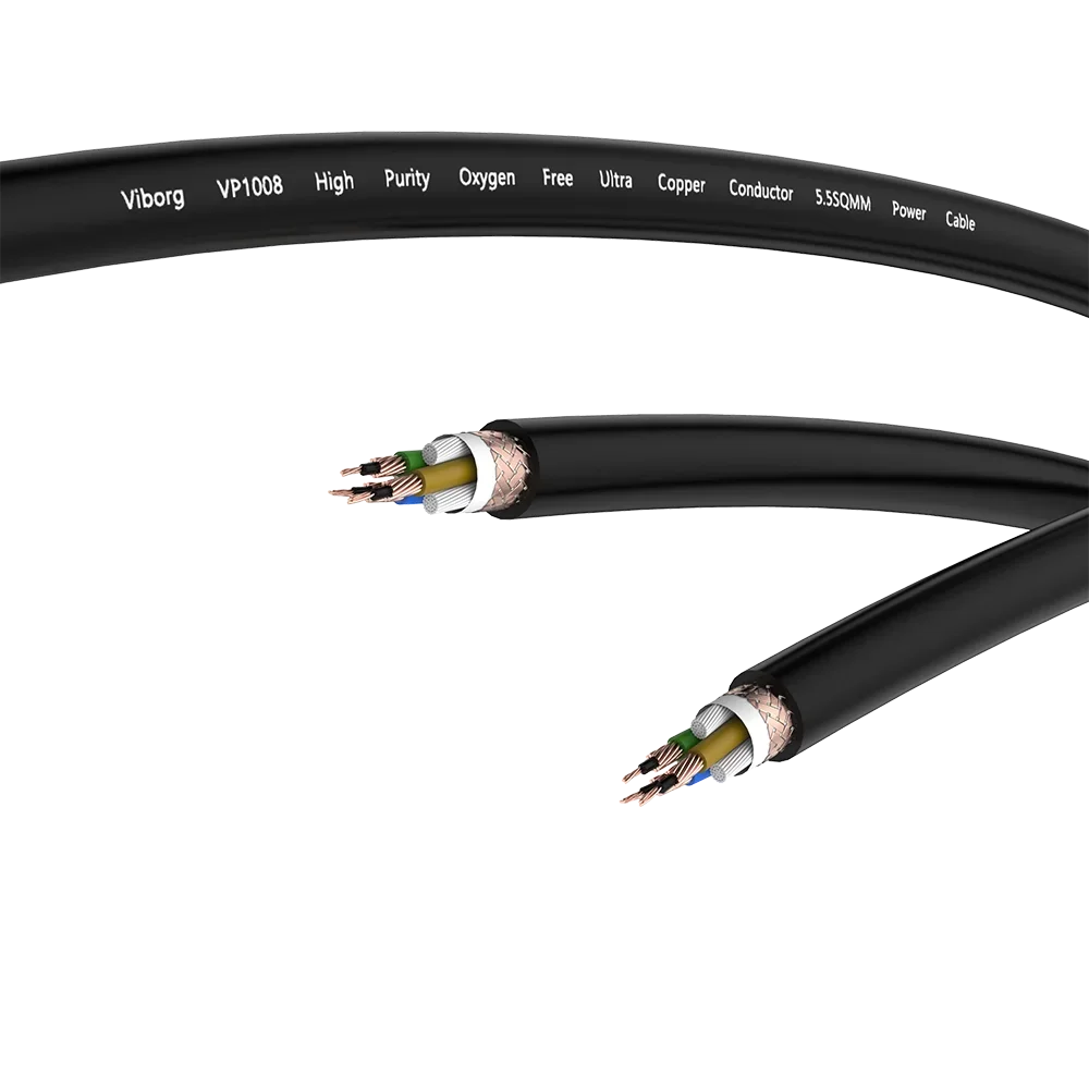 Viborg VP1008 5.5SQMM Bulk Power Cable Ultra High Purity OFC Copper Multi-Conductor HiFi Audio DIY Wire