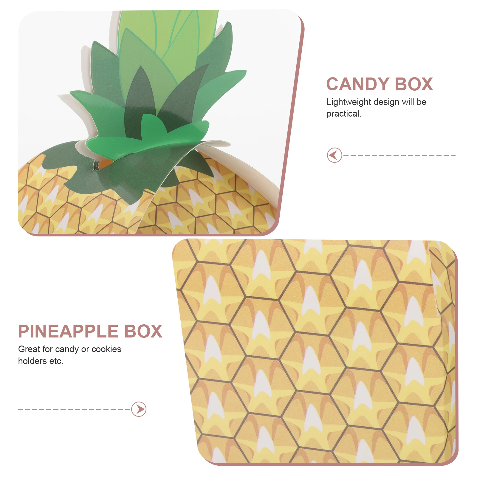 

Pineapple Candy Box Pineapple Paper Box Pineapple Storage Box Party Storage Box