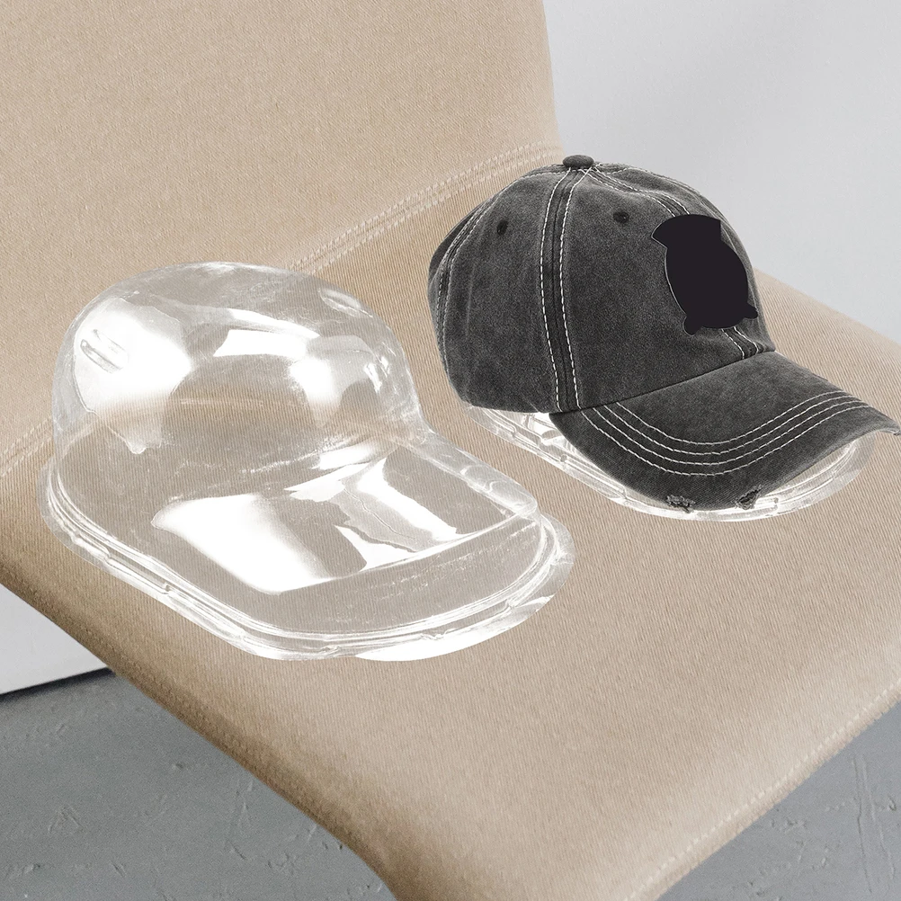 

2 Pcs Hat Display Stand Cap Holder Baseball Caps Shaper Support Rack Flat Cover Man