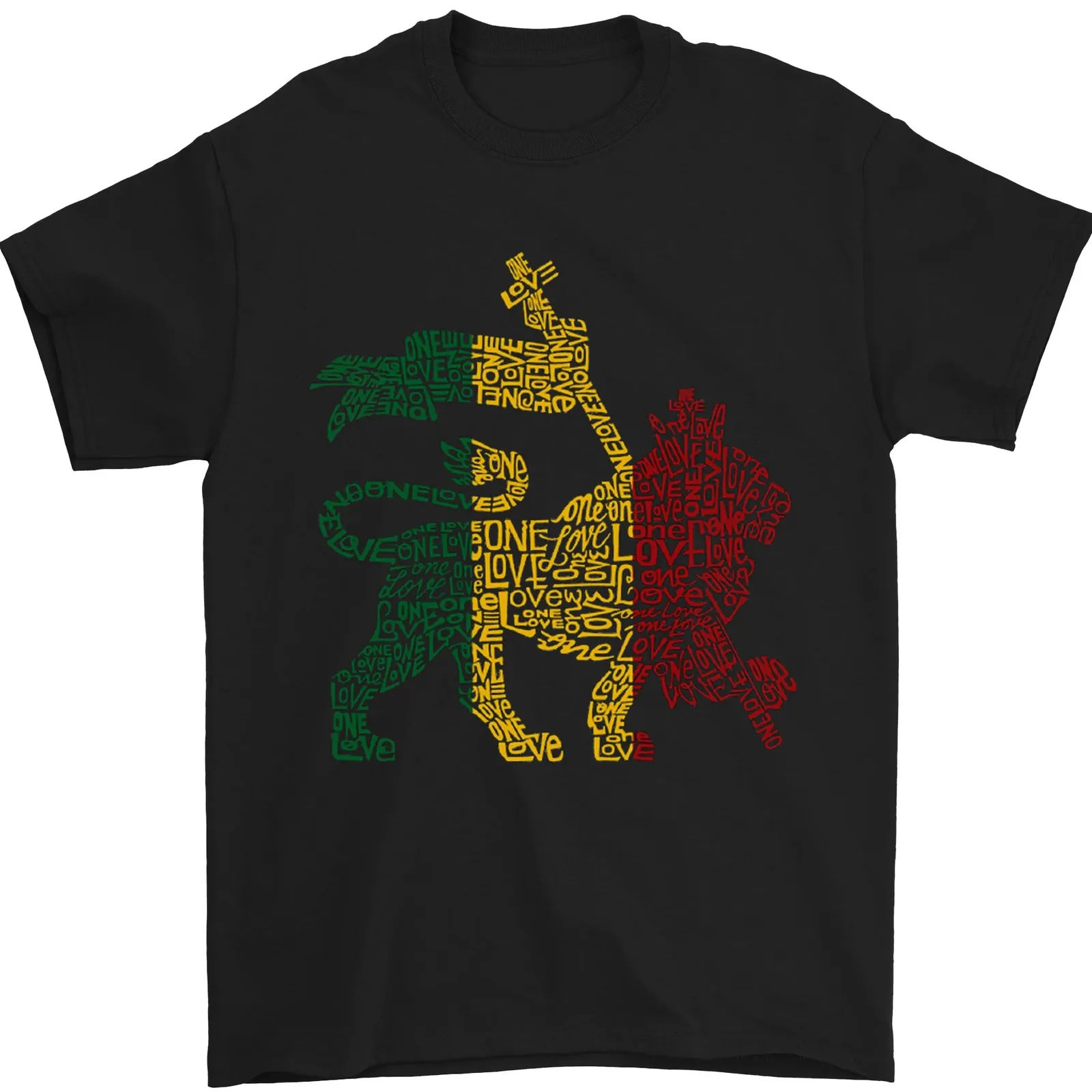 

Rasta Lion Jamaica Reggae Music Jamaican Mens T-Shirt 100% Cotton