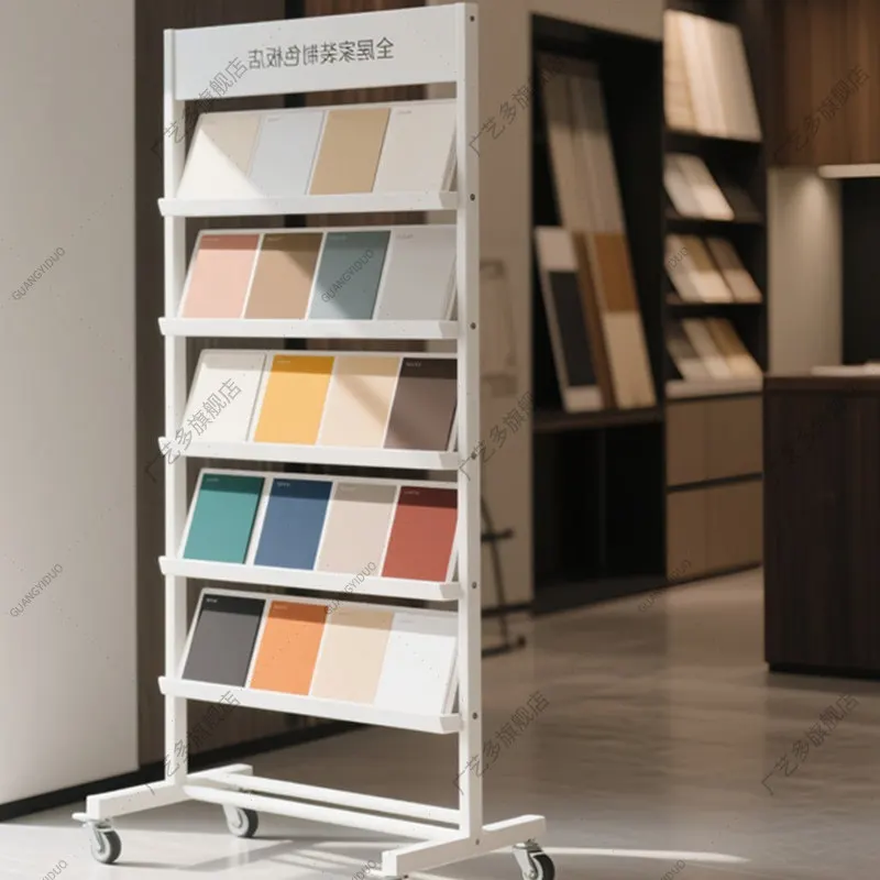 Cabinet Door Panel Display Rack Tile Display Rack Swatch Block Stone Floor Tile Sample Swatch Cabinet Door Panel Rack with