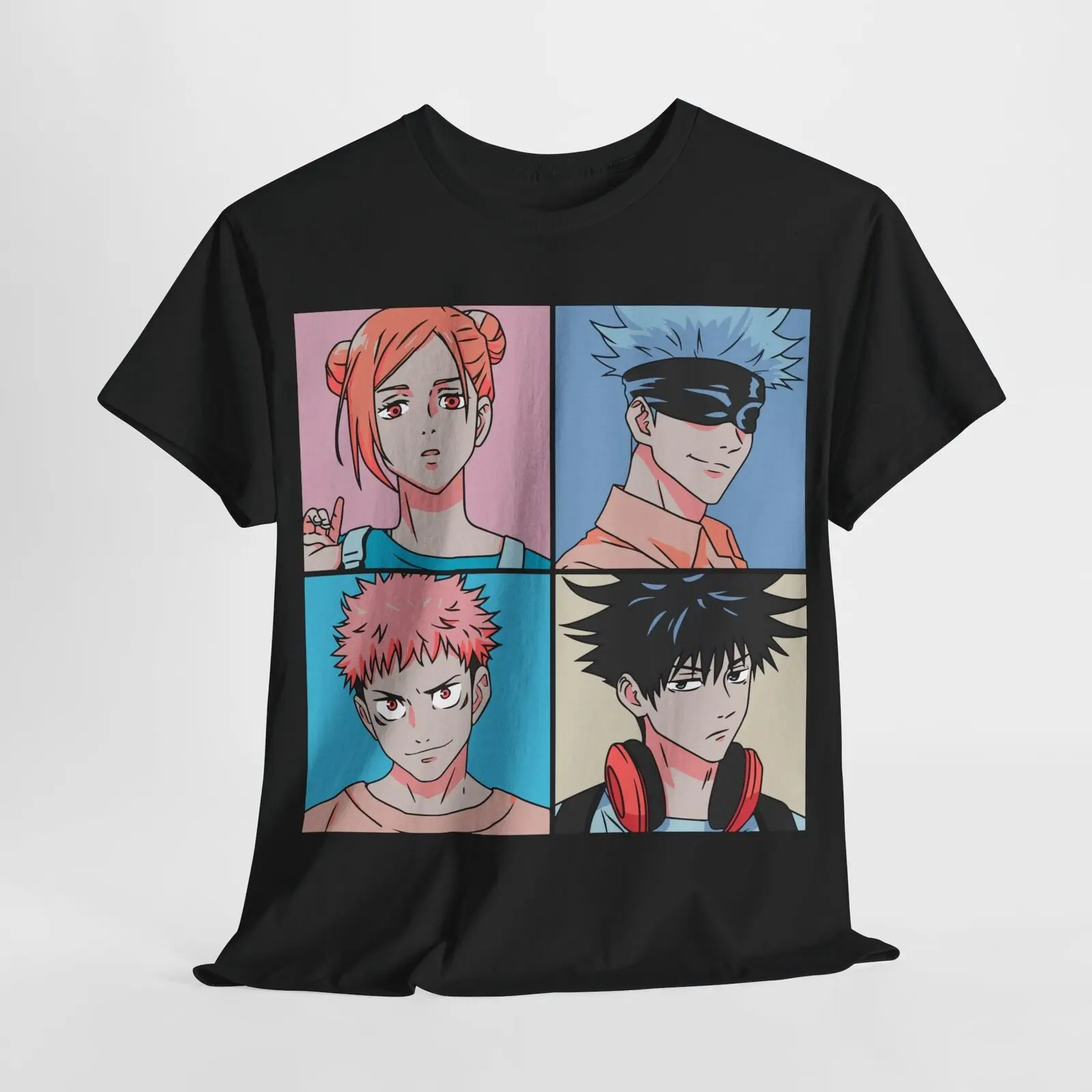 

Gojo Satoru Nobara Itadori Jujutsu Kaisen T-Shirt Anime Japanese Tee Shirt JJK