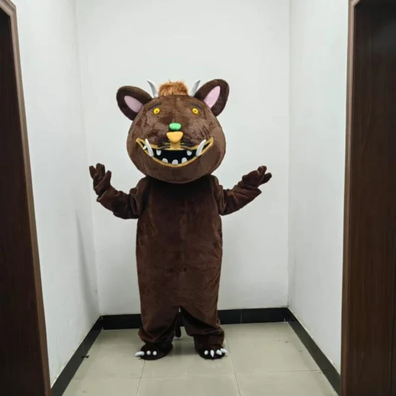 

Wild Boar Mascot Costume Cartoon Characters Pig for Halloween Christmas Fancy Party Stage Performance Outfits for Adults