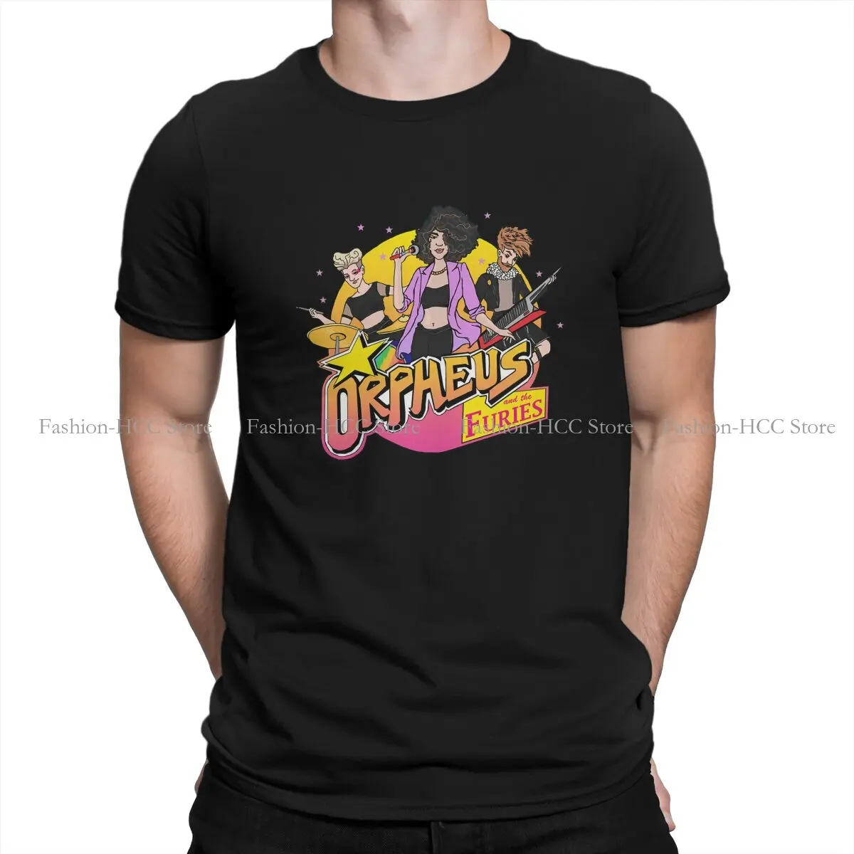 Orpheus Hip Hop Polyester TShirt Furies Film Creative Streetwear Casual T Shirt Male Short Sleeve