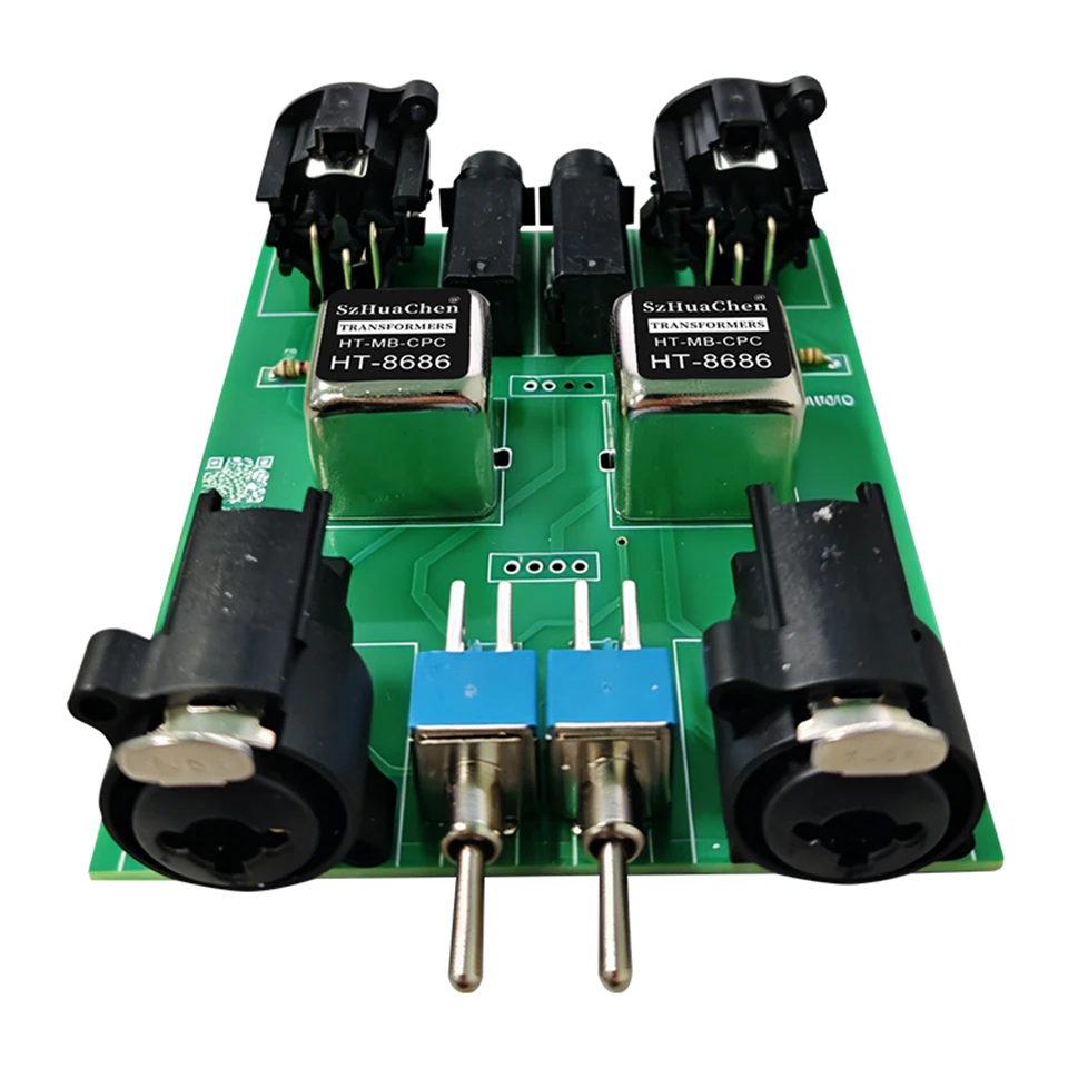 Home Theater Audio Hum Eliminator 3Pin XLR RCA Ground Loop Noise Isolator for Amplifier Speaker Subwoofer