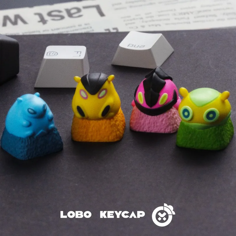 

VALORANT тематическая 3D аниме мультяшная клавиатура Gekko Cypher Vyse индивидуальный дизайн смола игровая механическая клавиатура художественная клавиатура игрушка в подарок