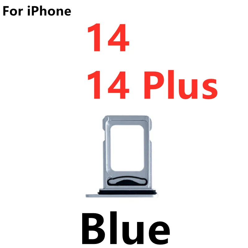 Porte-carte double SIM pour iPhone 14 Pro Max Plus, avec prise de lecteur