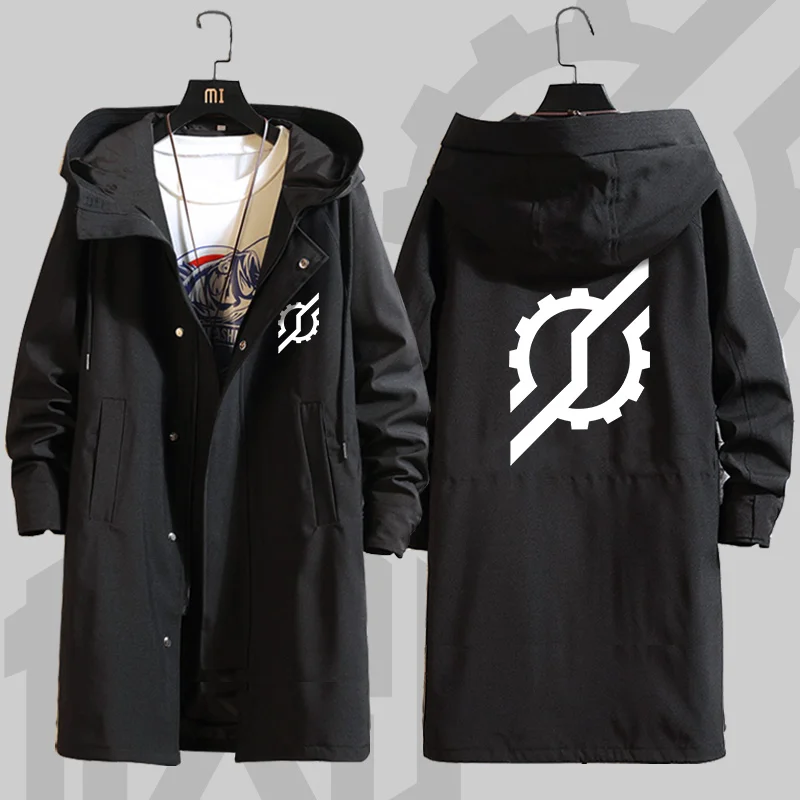 

Anime Kamen Rider Printed Zipper Trench Long Coat Jacket Hooded Hoodies Cosplay Men Women Customized Cloaks