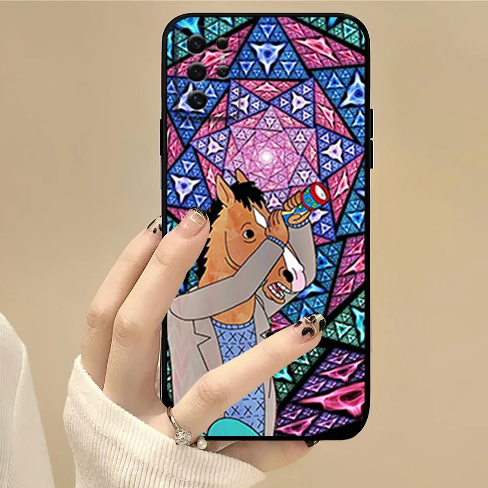 Cartoon B-BoJack Cool Phone Case For Samsung S22 S23 A73 A72 A71 A54 A53 E ULTRA Color Soft Shell