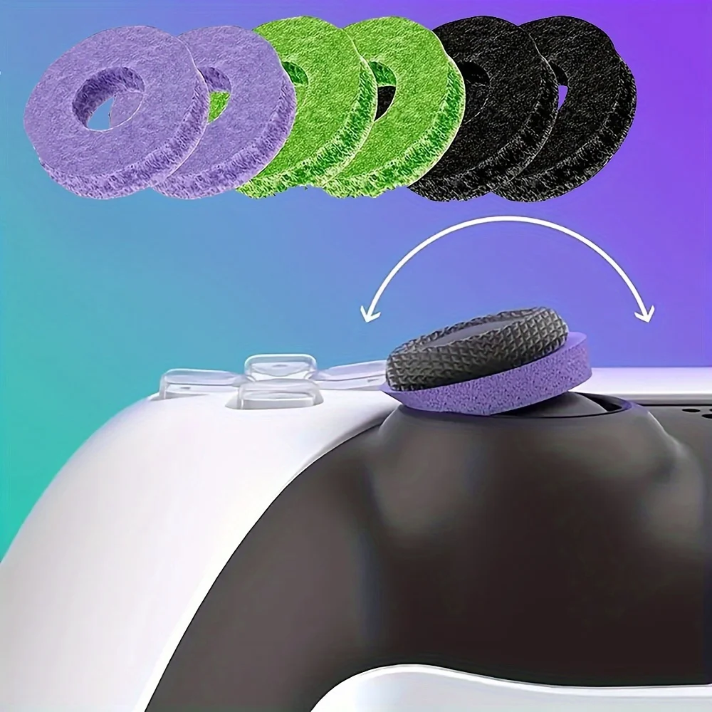 Paquet de 6 anneaux d'assistance de visée en Silicone pour contrôleurs PS5/PS4/Xbox/Switch Pro/Scuf-outils Non électriques de contrôle de mouvement à poignée de précision