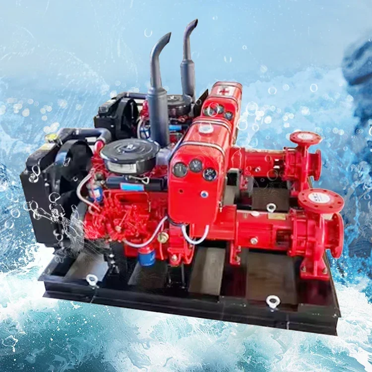 ปั๊มดับเพลิงแบบแยกส่วน ระบบปั๊มดับเพลิง ปั๊มดับเพลิงสำหรับเครื่องยนต์