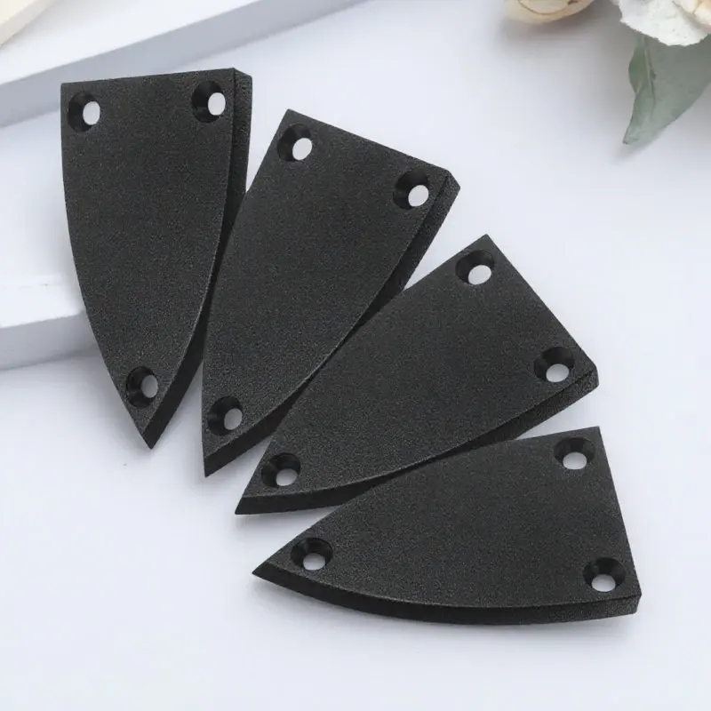 

Truss Rod Cover Guitar Accessories Electric Replacement Parts Black 3 Holes Plastic