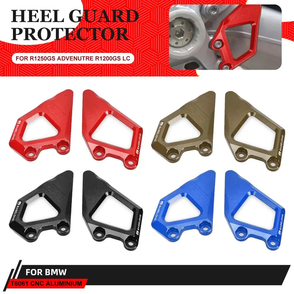

For BMW R1200GS LC R1250GS/adventure Footrest Foot Pegs Heel Plates Guard Protector R 1250 GS 2019 2020 2021 2022 2023 2024