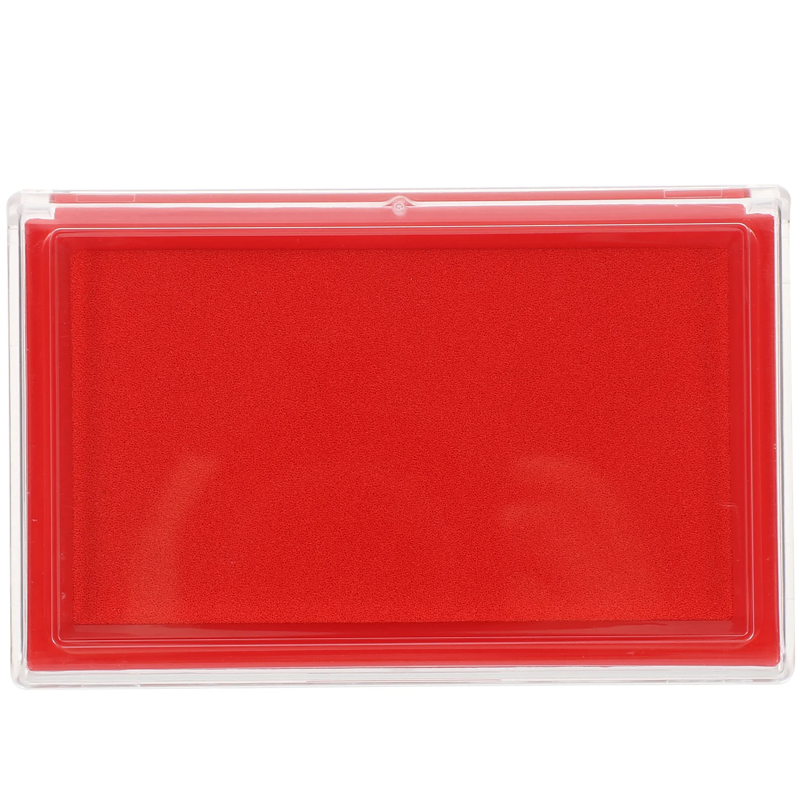 Pasta de tinta vermelha clara, almofada de tinta de caligrafia requintada para estudantes, pintura diy, artesanato, material abs durável de longa duração