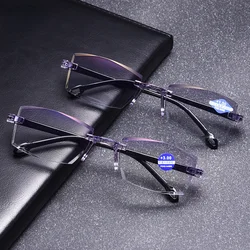 Smart Glasses with Automatic Adjustment Men Magnifying Glasses Reading Glases Women Anti-blue Light +1.0-+4.0 Eyewear