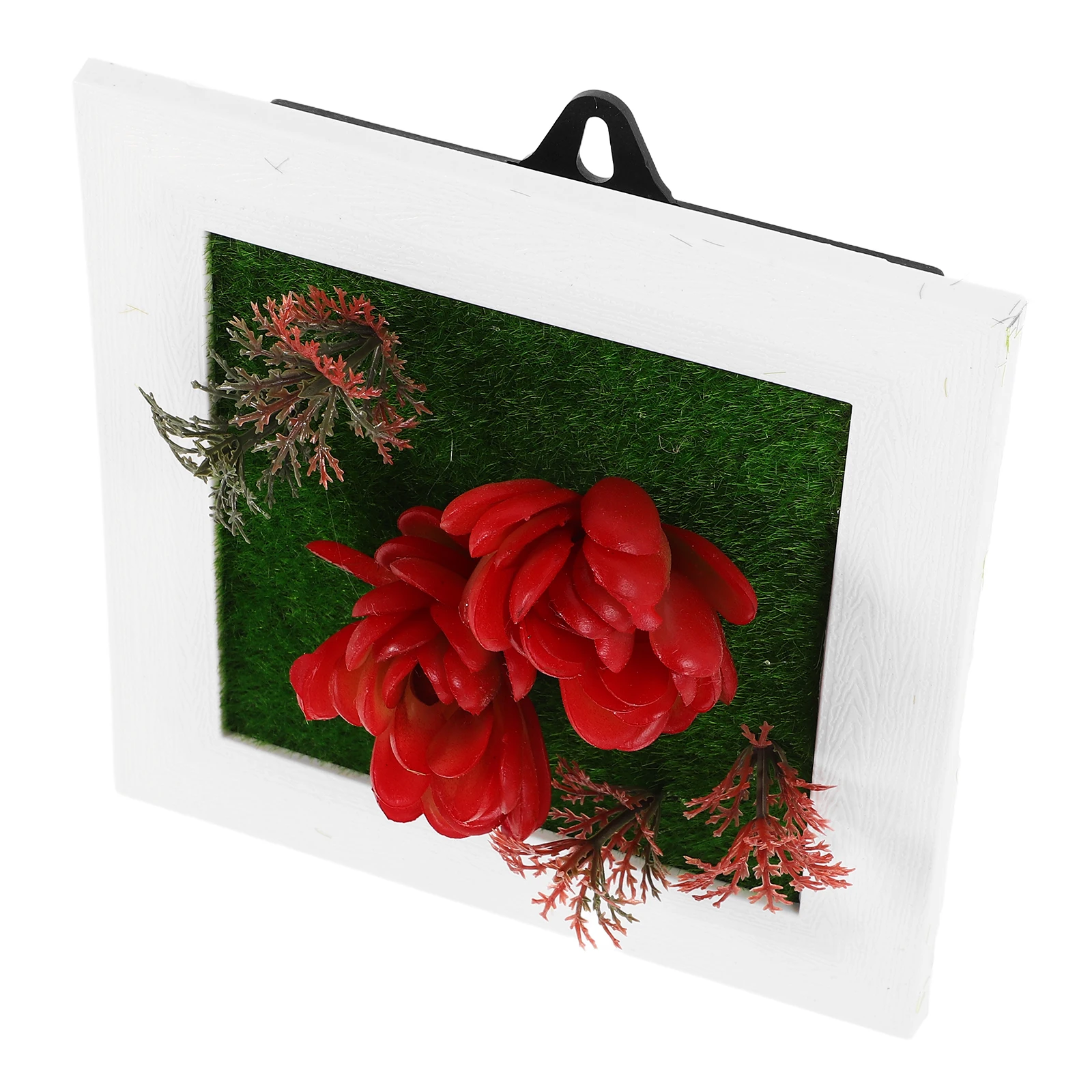 

Plants Simulated Photo Frame Artificial Potted Wall Desktop Decoration Succulent Hanging Diy Creative Planter Red Fake Faux