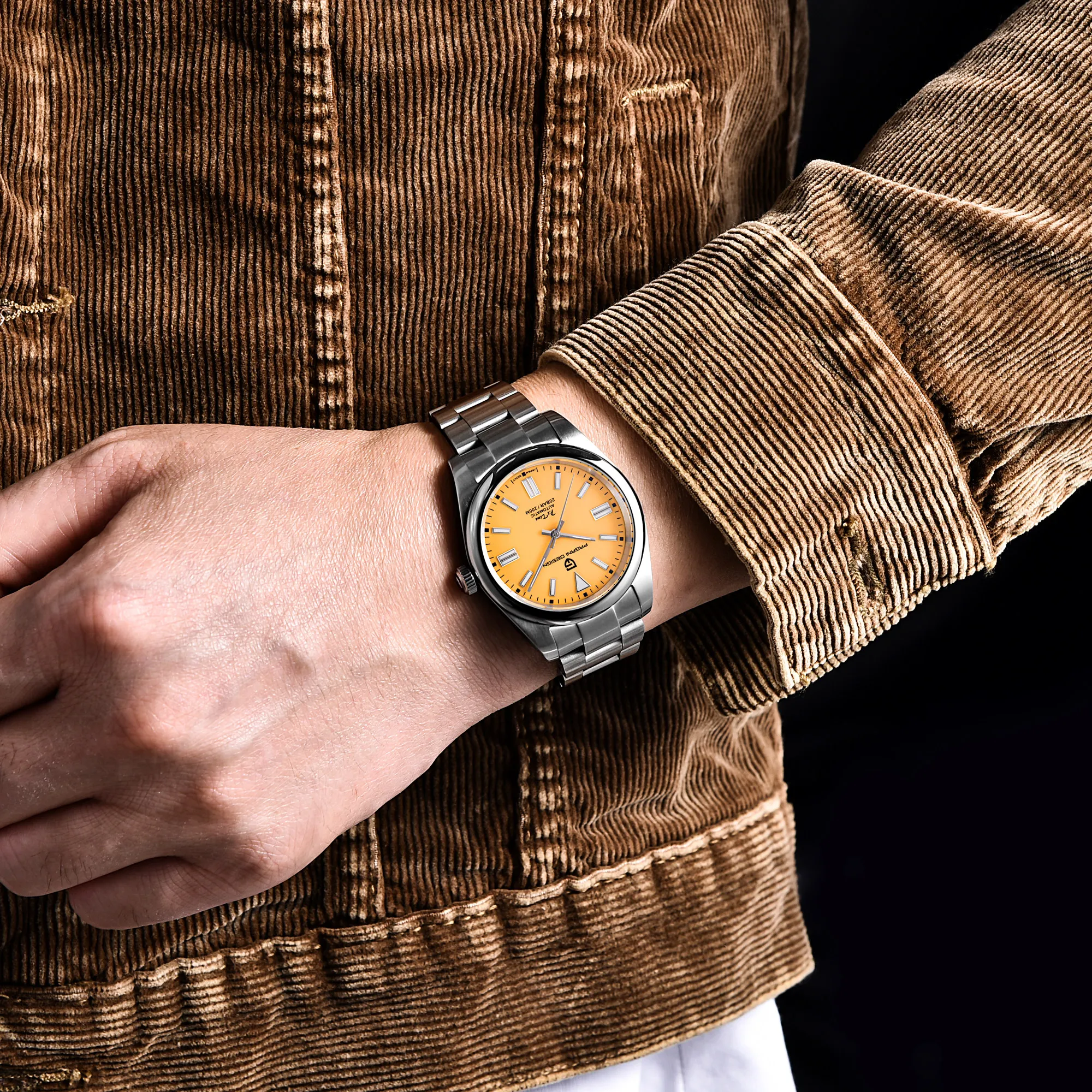 PAGANI DESIGN 2026 New Luxury Automatic Mechanical Men Watch Stainless Steel V2 Sapphire Crystal CS 20Bar Reloj Hombte