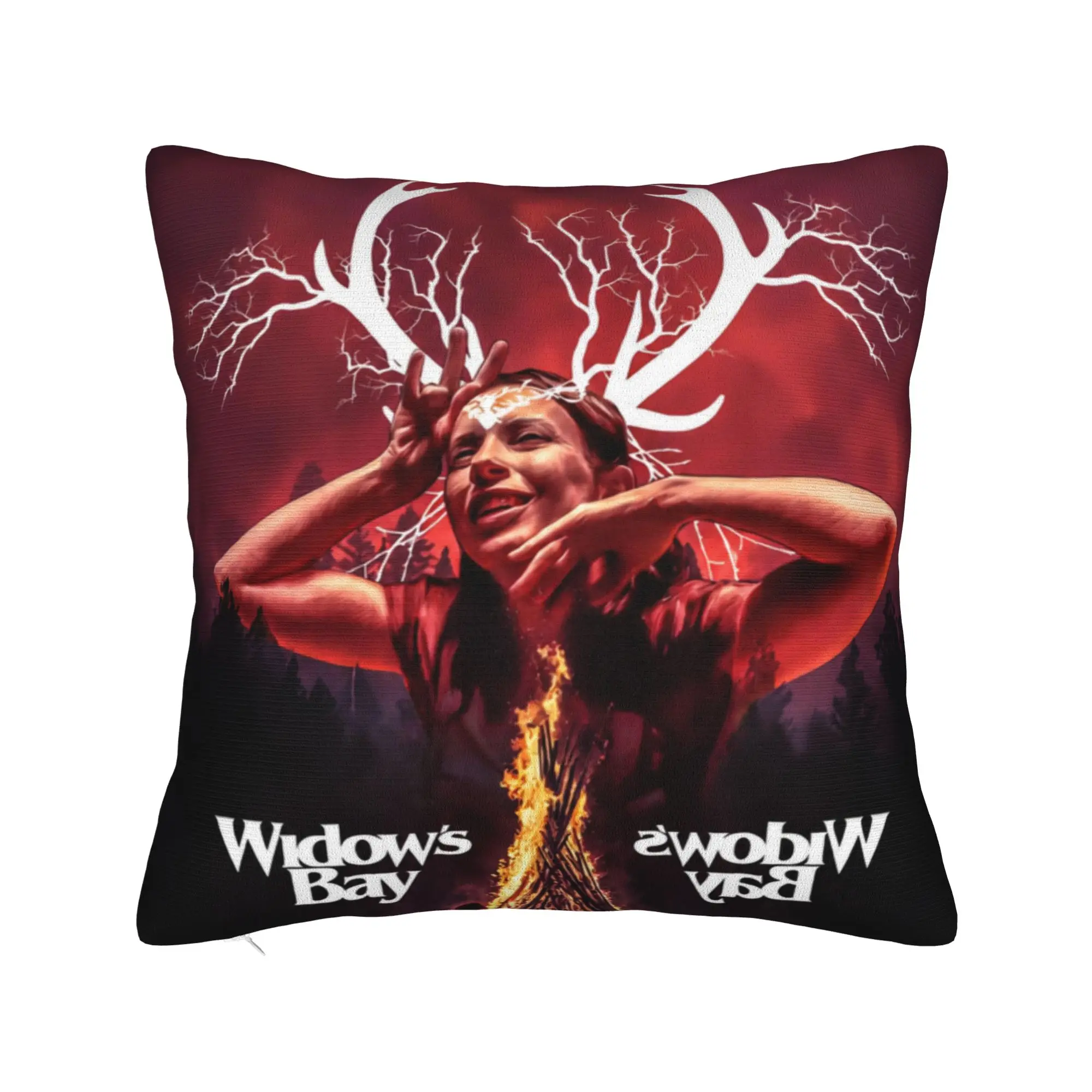 Decorative Pillowcases Widow's Bay Horror Movie 2026 Stuff Bed  Pillow Case Cover Square Multi-Size