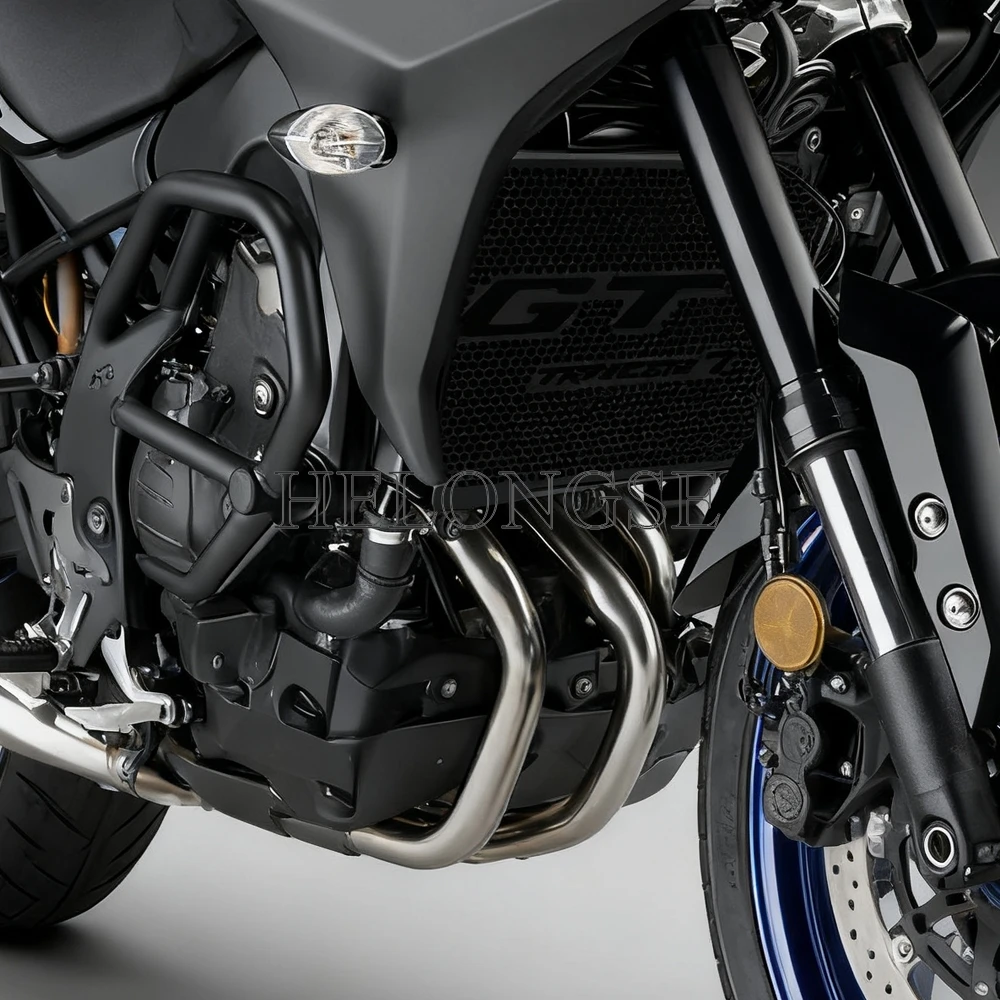 

Для Yamaha Tracer 700 Tracer 7 Tracer 7 GT 2016 ~ 2025 2024 2023 Защита радиатора мотоцикла Решетка Центральный цилиндр Защита двигателя