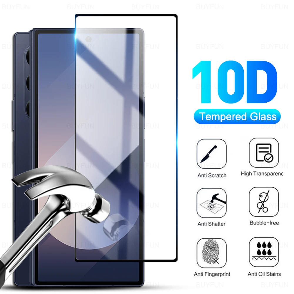 9H Tempered Glass Screen Protector For Samsung Galaxy Z Fold 6 Fold6 2024 Clear Protective Film Sumsung zfold6 Samsong Sumsung