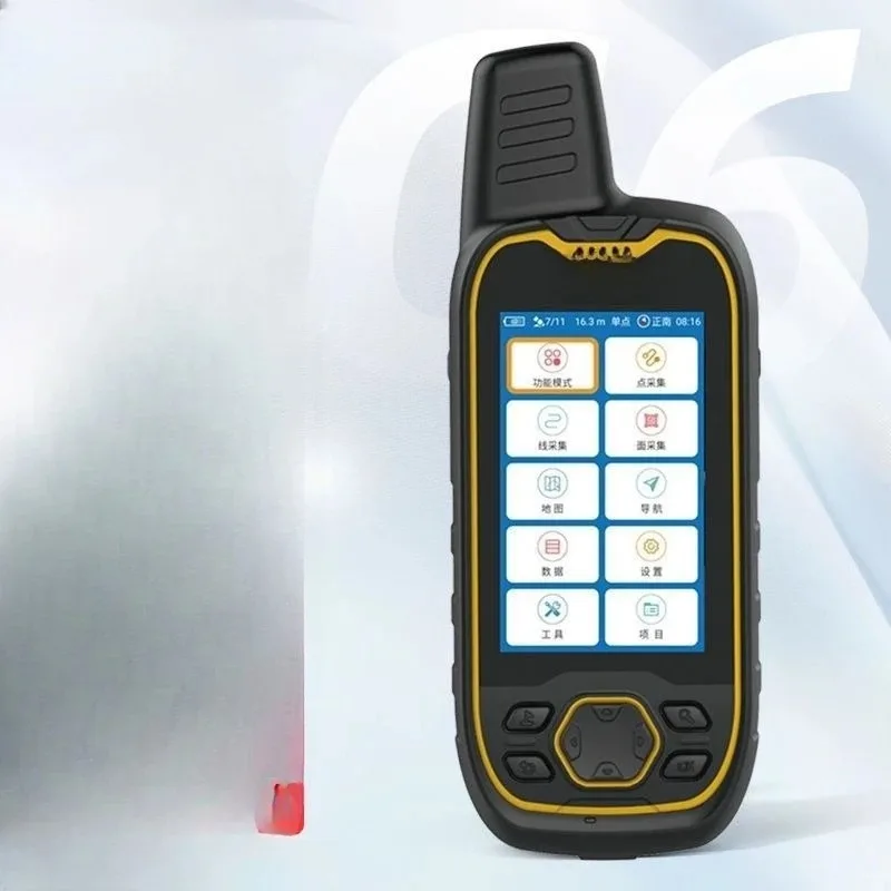 Handheld GPS locator, latitude and longitude, outdoor navigation detection, acreage measuring instrument, emergency rescue