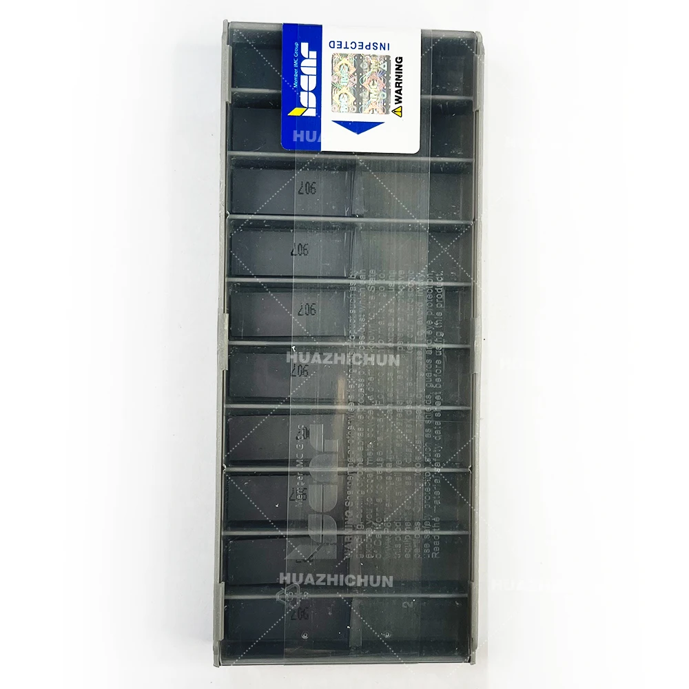 HUAZHICHUN 10pcs LPGIR 12-8.5-3T5PR IC907 คาร์ไบด์แทรกโลหะภายนอกเครื่องมือตัด CNC เครื่องมือ