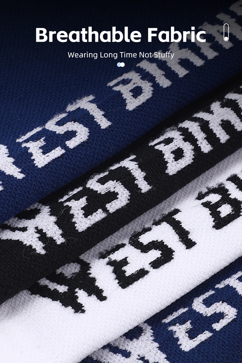 WEST BIKING Fahrradsocken für Männer und Frauen, Farbblock-Design, Atmungsaktive Sportsocken, Hohe Elastizität, Lauf- und Fahrradausrüstung, Größe 37-44 – Detail 6
