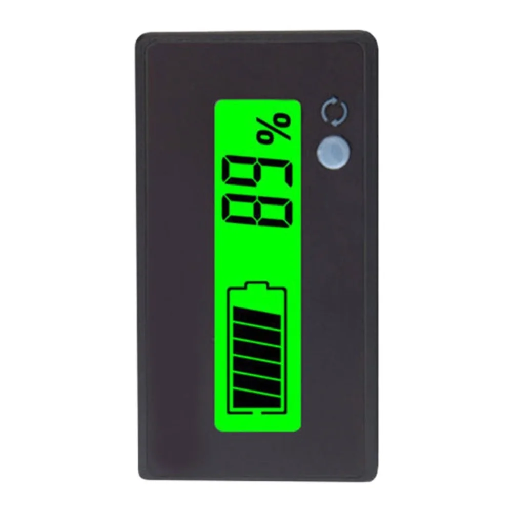 Waterproof 12-72V LCD For Battery Capacity Indicator Digital Voltage Meter For Acid Lithium Storage Power Level Display