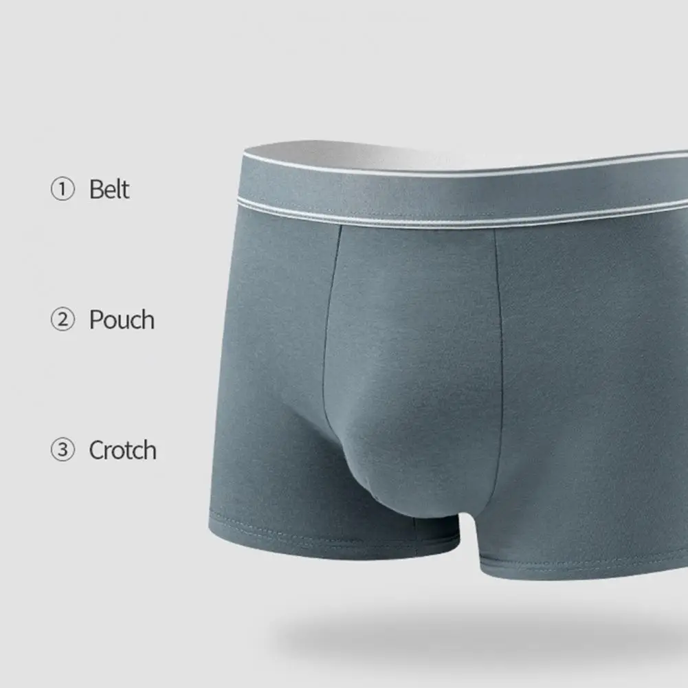 

Men’s Breathable Underwear Basic Men’s Underwear Men's Cotton Boxers Briefs Moisture Wicking Underwear Breathable Summer