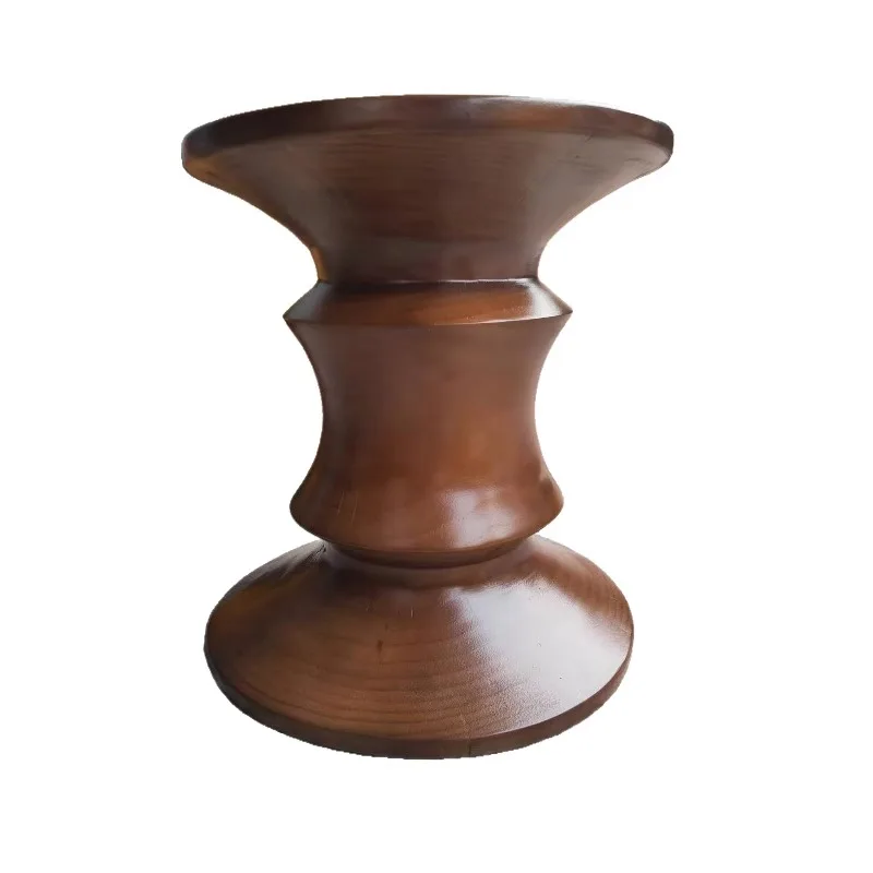 xx- Small Coffee Table Modern Design Solid Wood Control Table Tree Stump Furniture for Home Living Room Corner Quiet Wind*