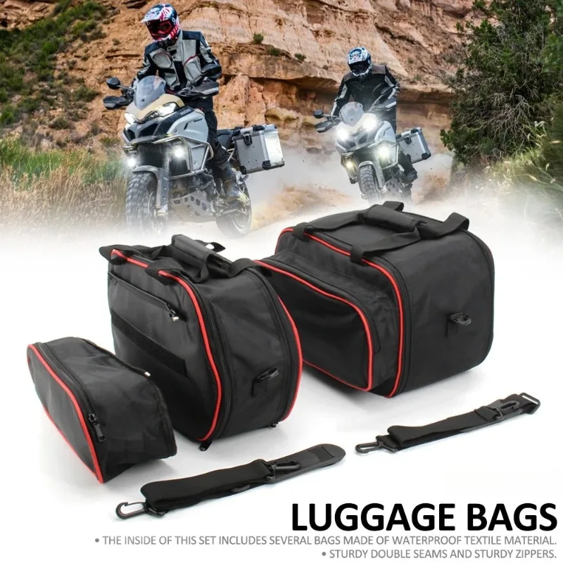 Motorcycle Side Box Inner Luggage Storage Waterproof Liner Tool Bag For Adventure Touring Motorbike Side Case Accessories