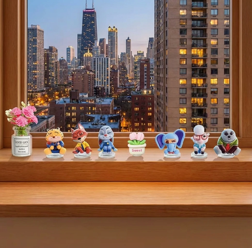 

Милый мультфильм сидячее положение Zootopia DIY аксессуары из смолы магнит на холодильник наклейки брелок украшения для обуви