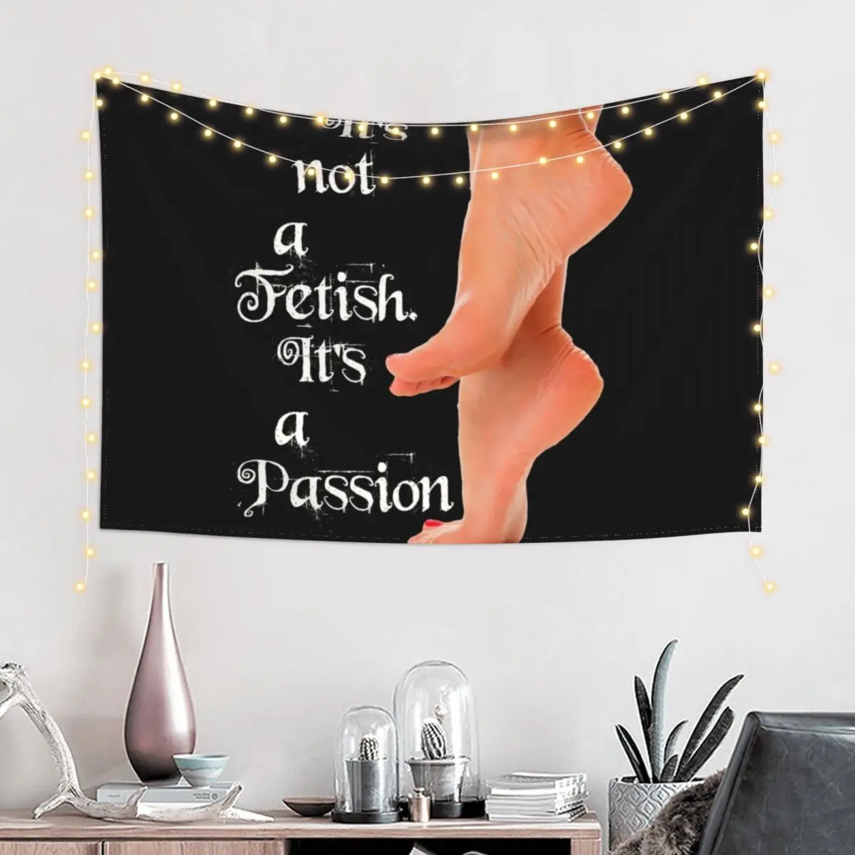 Fetish foot lovers Tapestry Room Decorator Wall Hanging Wall Art Mural Tapestry