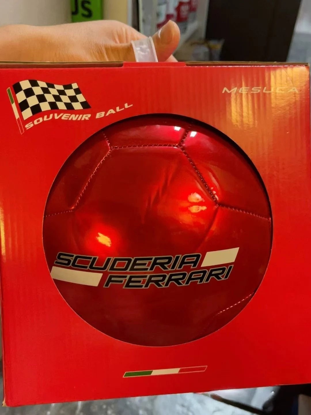 

Red Ferrari football China OEM cheaper