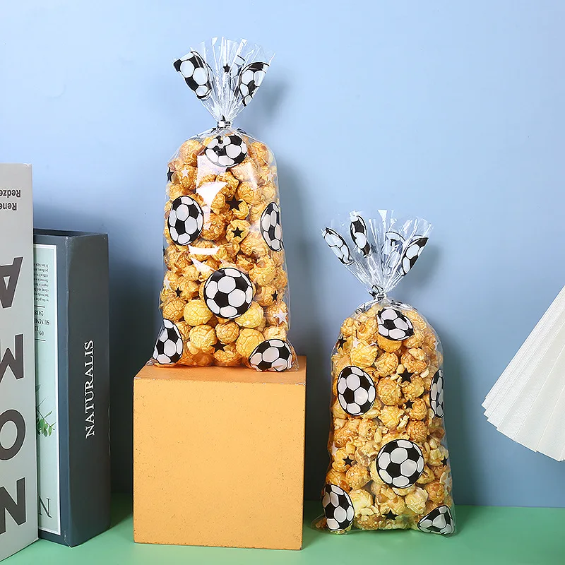 Fußball-Themenparty-Dekoration, Happy-Birthday-Banner, Fußball-Tischgeschirr, Popcorn-Box, Geschenktüte für Jungen und Mädchen, Sport-Fußball-Fans-Zubehör – Detail 12